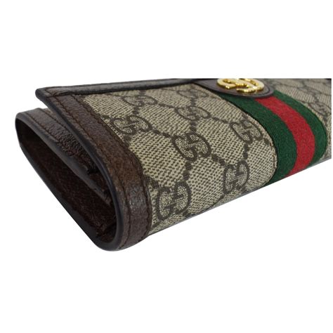 Gucci Ophidia GG Supreme Continental Wallet .